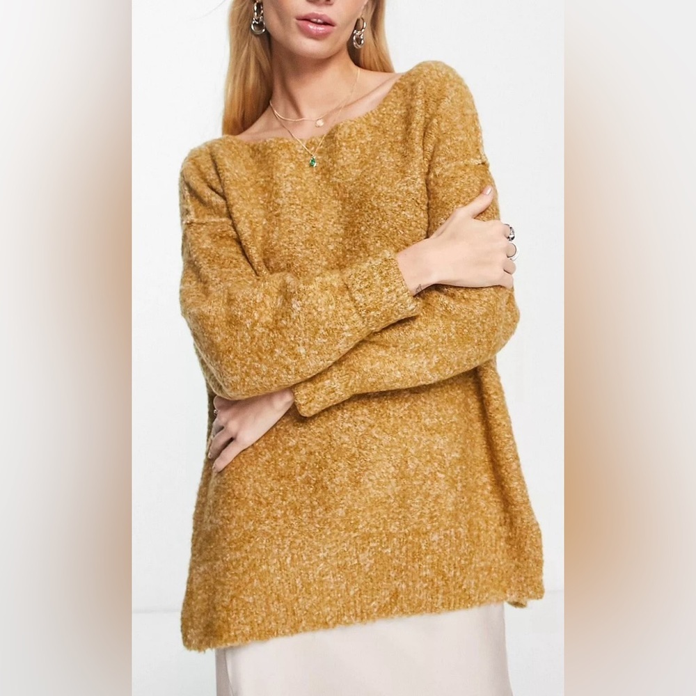 🎄Free People Moira Sweater | Honeycomb | M